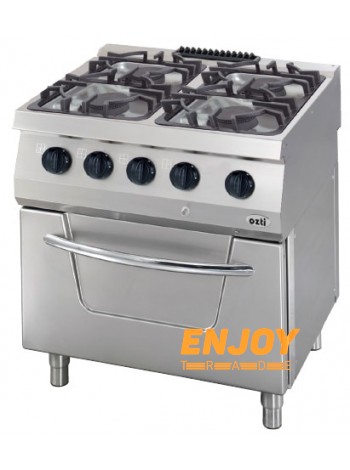 Профессиональная газовая плита Oztiryakiler OSOGEF8070